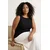 Trendyol Curve Ženska bluza Tbbss26Af00078, Crna
