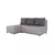 Grantex Line Ugaona garnitura Lena V, 130x190cm, Svetlosiva