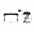 Huzaro - Huzaro Gaming Sto Hero 2.5 120x60cm Black