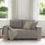 Vidaxl Dvosed taupe 160x77x82 cm blago
