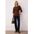 Trendyol Milla ženska bluza Twoaw26Bz00187, braon-braon