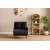 ATELIER DEL SOFA Sofa-krevet sa 1 sedeljkom Cosmo Single Black