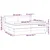 Vidaxl Box spring postelja z vzmetnico krem 200x200 cm blago