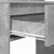 Vidaxl Toaletne mize za spalnice Betonsko siva 80 x 39,6 x 135 cm