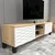 Hanah Home TV Komoda Lukas, 150x40,3x35 cm, Bež-Bela