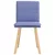 vidaXL Jedilni stoli 2 kosi jeans modra blago