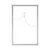 Plakat preproste linije - 20x30 white