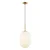 Luster na sajli ALIAS 1xE14/40W/230V prečnik 24 cm zlatna