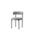 Hanah Home Set 2 trpezarijske stolice Crno-Sivi