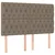 Vidaxl Posteljni okvir brez vzmetnice taupe 140x190 cm blago