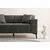 Atelier del Sofa Dvosed New Petra 2, Tamnosiva