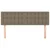 Vidaxl Posteljno vzglavje taupe 144x5x78/88 cm blago