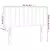 Vidaxl Posteljno vzglavje modro 100x5x78/88 cm blago