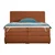 Boxspring Krevet Palace 160/200 cm , terakota