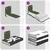 Lebdeća polica Zidne 24 pcs Maslinasto zelena 6 x 10,8 x 6,6 cm