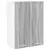 vidaXL Viseča omarica Riga Siva Sonoma 60 x 31 x 80 cm Konstruiran les