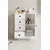 Hanah Home višenamenski ormarić Elmar, 66 cm, beli
