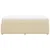 Vidaxl Box spring postelja z vzmetnico krem 140x200 cm blago
