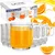 Northix Set 6 kozarcev, prostornina 350 ml