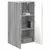 TV zidni ormar Siva Sonoma 59,5 x 31 x 100 cm Konstruirano drvo