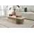 Hanah Home Klub sto Harbor, 120x30x45 cm, Krem