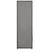VIDAXL Garderobna omara siva 87x49x159 cm iz blaga