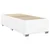 Vidaxl Box spring postelja z vzmetnico bel 90x190 cm umetno usnje