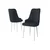 Hanah Home Set stolica Trex, 46x95x42 cm, 2 komada, Antracit-bela