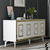 HANAH HOME Komoda Karya White Gold
