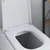 WC daska Bijelo 47,5 x 35 x 3,6 cm Duroplast