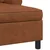 Vidaxl Ležalna postelja z blazino Rjava 91 x 157 x 91 cm Umjetno usnje