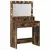 Toaletni stol Dimljeni hrast 79 x 41 x 135 cm Konstruirano drvo