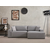 Atelier del Sofa Ugaona garnitura Pirlo 145x43x206cm Svetlosiva