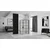 REA Tuš kabina Molier Black Double 100x100