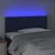 Vidaxl LED posteljno vzglavje modro 100x5x78/88 cm blago
