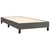 Vidaxl Box spring postelja z vzmetnico LED siva 90x200 cm umetno usnje