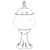 Opviq Spoljna zidna lampa BSU-68187-BSY-M5-KOP, 50 cm, IP65, E27, 40W, Crna
