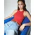 MANGO Top AMANDA  rdeča