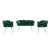 Hanah Home Balon 2118 Sofa set, Zeleni