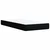 Vidaxl Box spring postelja z vzmetnico črna 80x200 cm blago