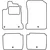Textile car mats Renault Latitude 2011-2015