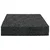 Gumenasti granulatni vanjski pod Crna 9 x 9 x 2 cm Guma
