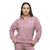 GymBeam Ženska dukserica Agile 1/2 Zip Woodrose