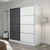 Hanah Home Garderober Kale-7158, 220x210x52 cm, Sivo-beli