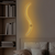 LED stenska svetilka v zlati barvi Uyan – Opviq lights