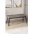 Hanah Home klupa Arwen Bench, 105 cm, kapućino / crna