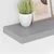 Plutajuće zidne police 2 kom sive 60 x 23,5 x 3,8 cm MDF