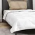 Poplun s jastukom 2 pcs Bijelo Mikrovlakna
