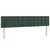 Vidaxl Box spring postelja z vzmetnico temno zelena 180x200 cm žamet