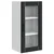 Zidni stakleni ormar PORTO 2 pcs Crna 40 x 31 x 80 cm